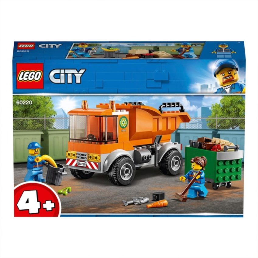 lego city garbage truck 248 pcs
