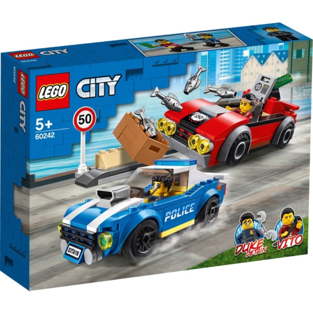 LEGO 60242 CITY Police Highway Arrest Car Toy - The Model Shop