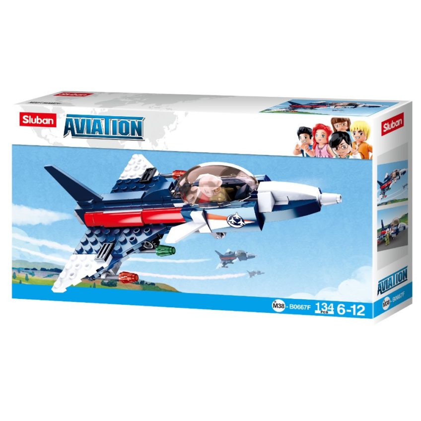 Sluban Aviation M38-B0365 – Avion Privé Jet + Jeep | 275 Pièces | Jeu De Construction Avion Compatible Lego