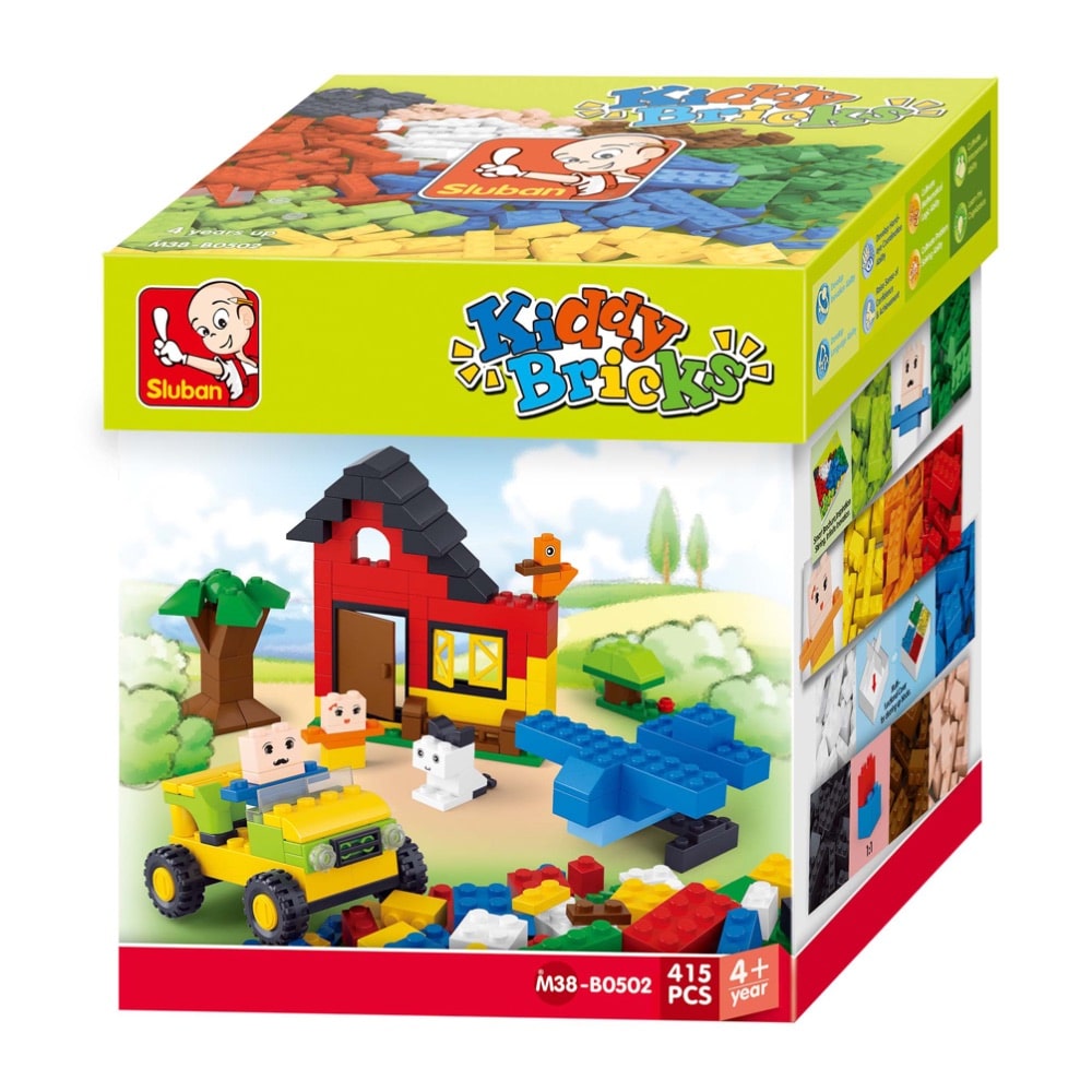 Sluban Blocchi Da Costruzione Auto Da Corsa – Set 22 Pezzi Multicolore