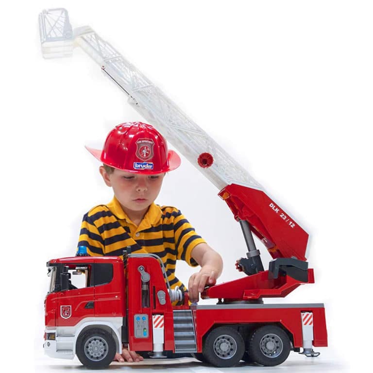 bruder fire truck with water pump instructions