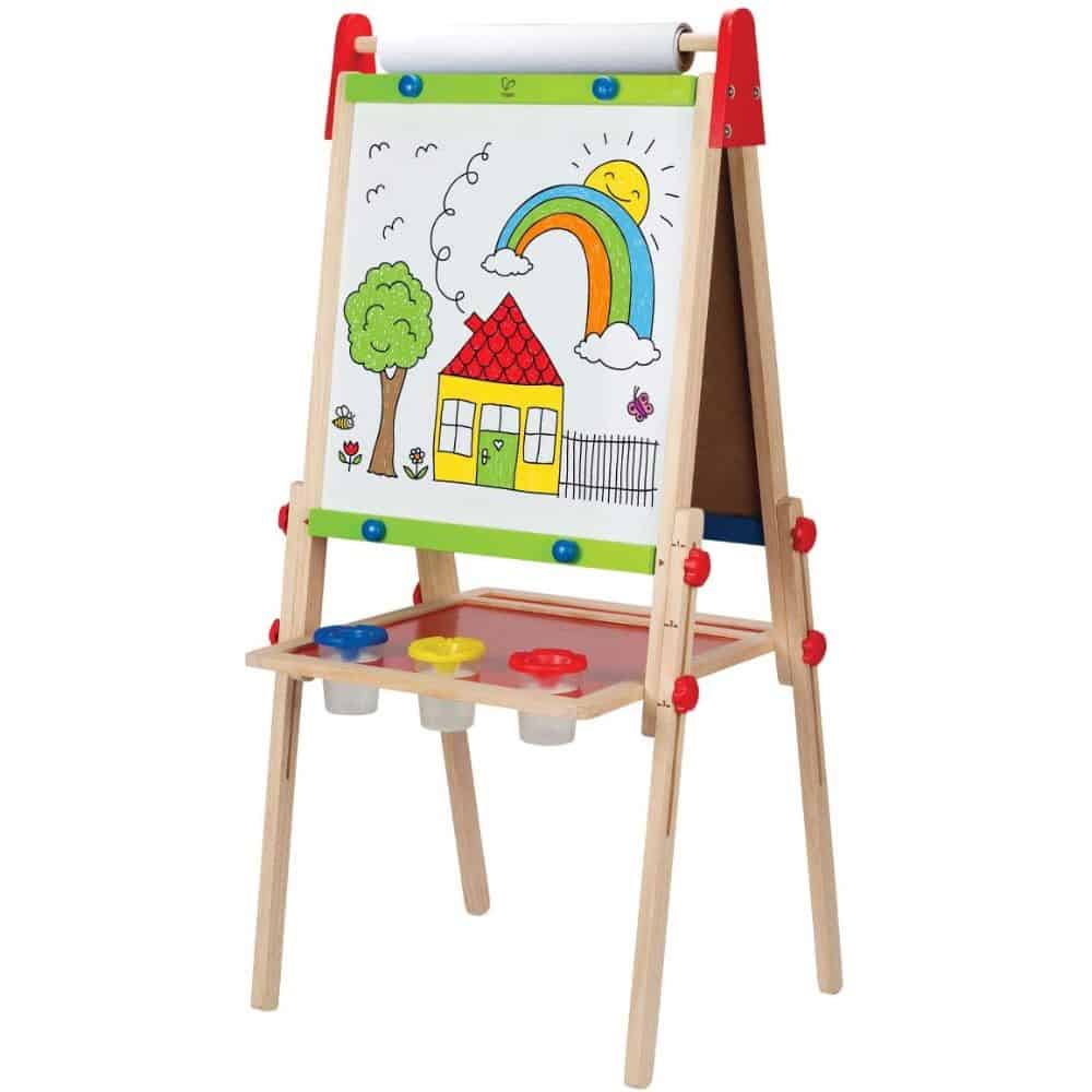 Wooden Kid S Art Easel With Paper Roll