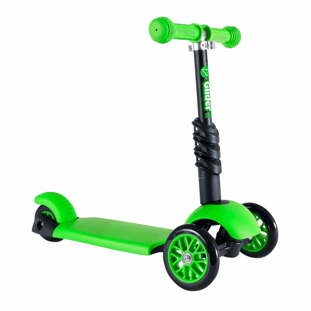 Ride and glide scooter