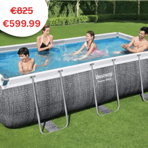 Bestway 56721 Above Ground Pool Framed Pool Rectangular 4.04m x  2.01m x 1.00m