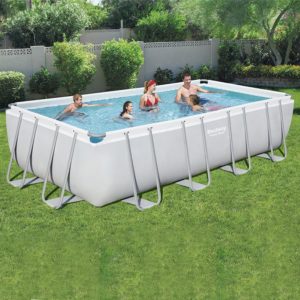 Bestway 56465 Power Steel 5.49m x 2.74m x 1.22m Rectangular Pool Set