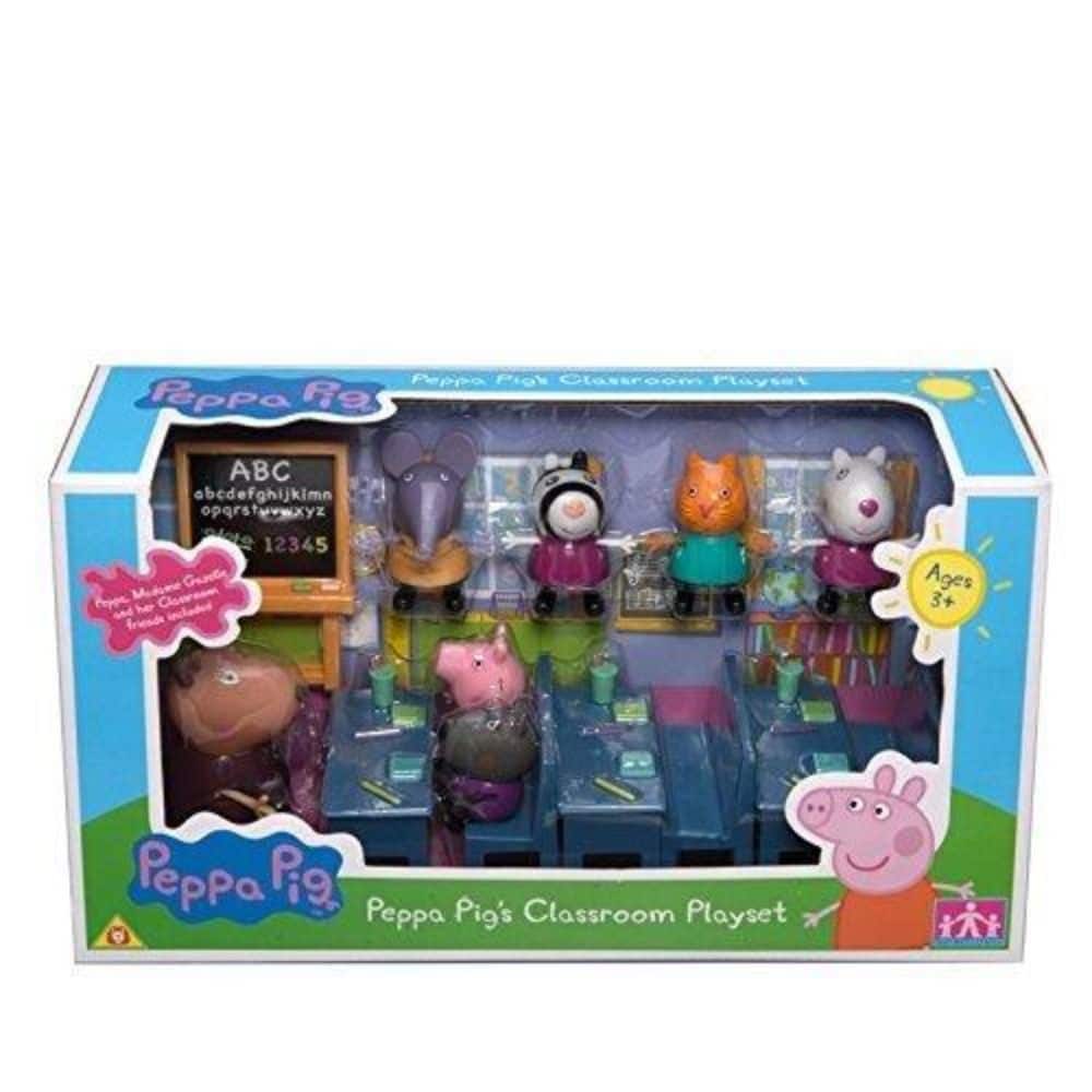 peppa pig classroom playset