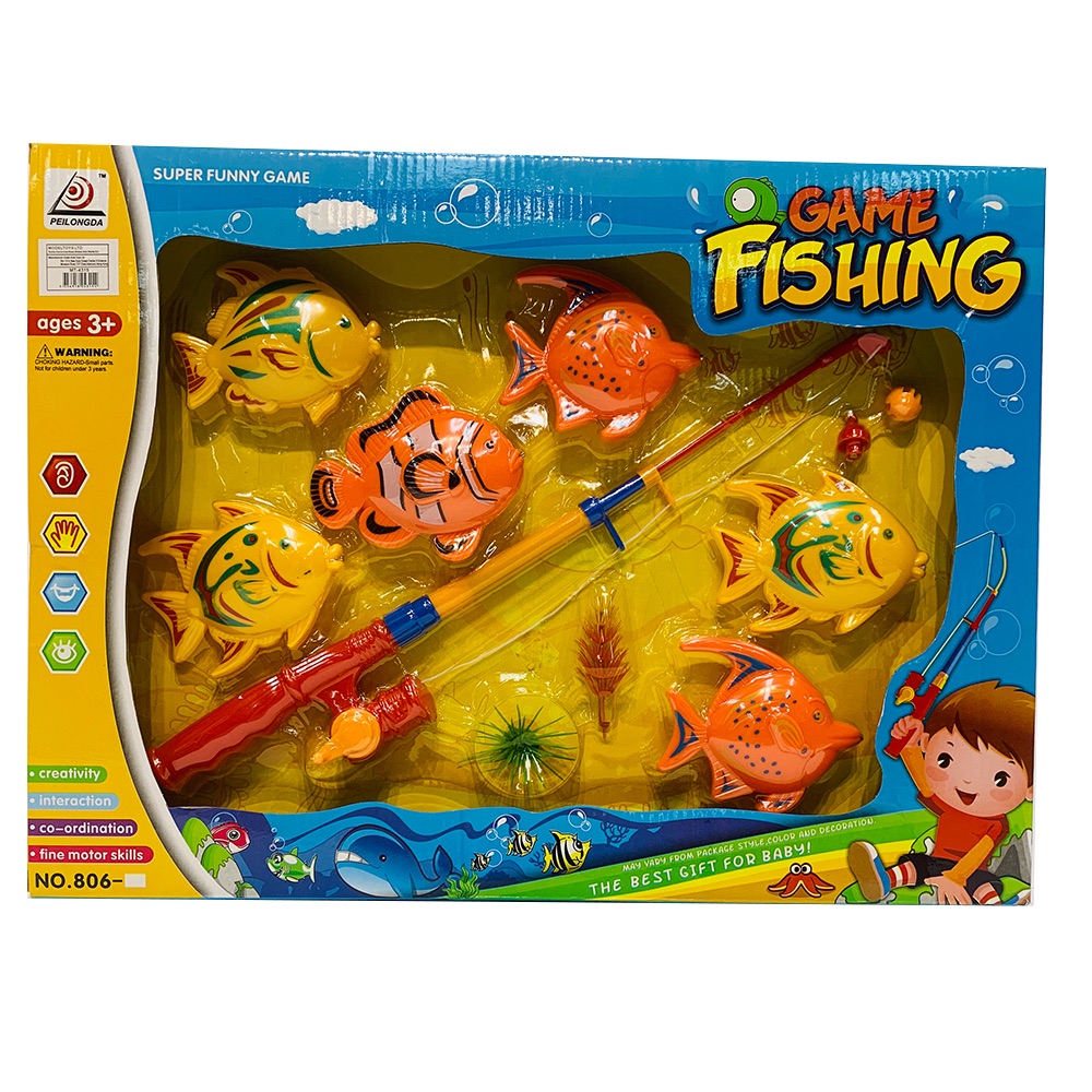 Fishing Set With Rod - The Model Shop