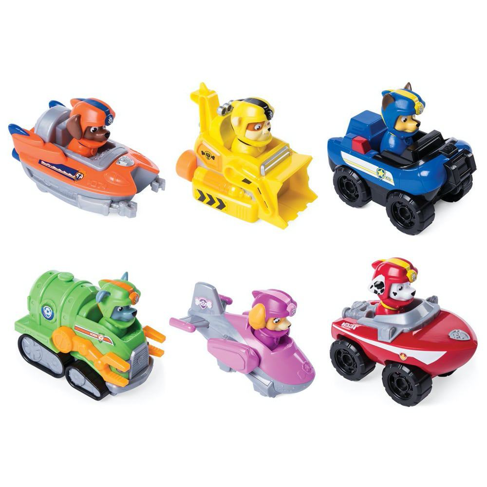 PAW Patrol Rescue Racers Die-Cast Vehicle – Pick Your Favorite Pup! Spin Master Toy