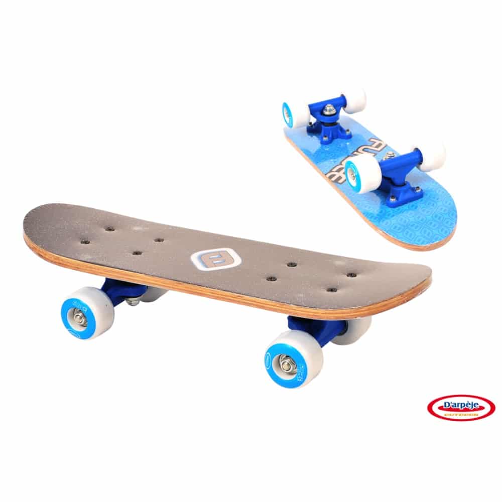 double conjunction Conscious FUNBEE MINI SKATE BOARD 17'' BLUE - The Model Shop