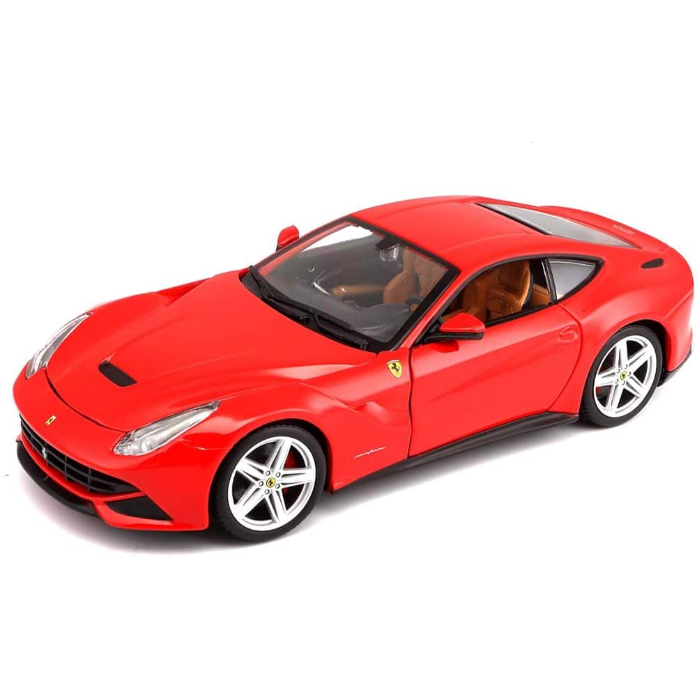 Ferrari California T Burgundy Closed Top 1/24 Diecast Model Car by Bburago  
