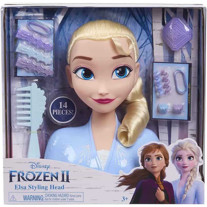 elsa styling doll head