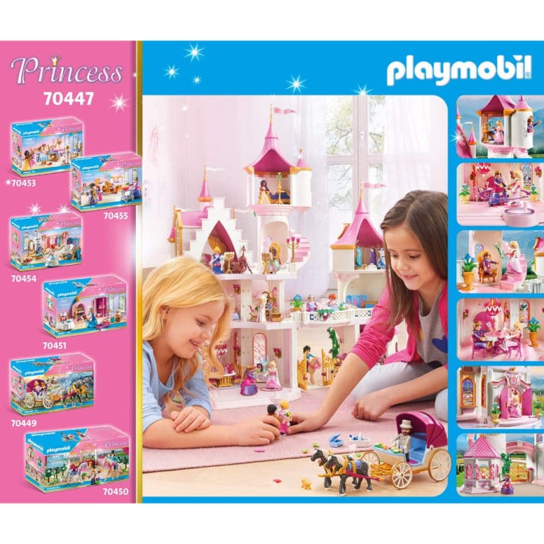  Playmobil 70447 Large Princess Castle - The Model Shop Illustration 