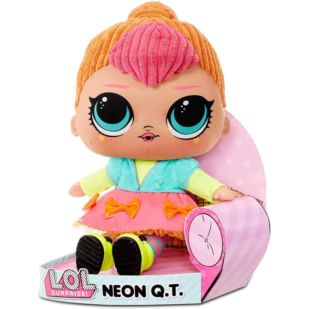 LOL Surprise! Neon Q.T. – Huggable, Soft Plush Doll - The Model Shop