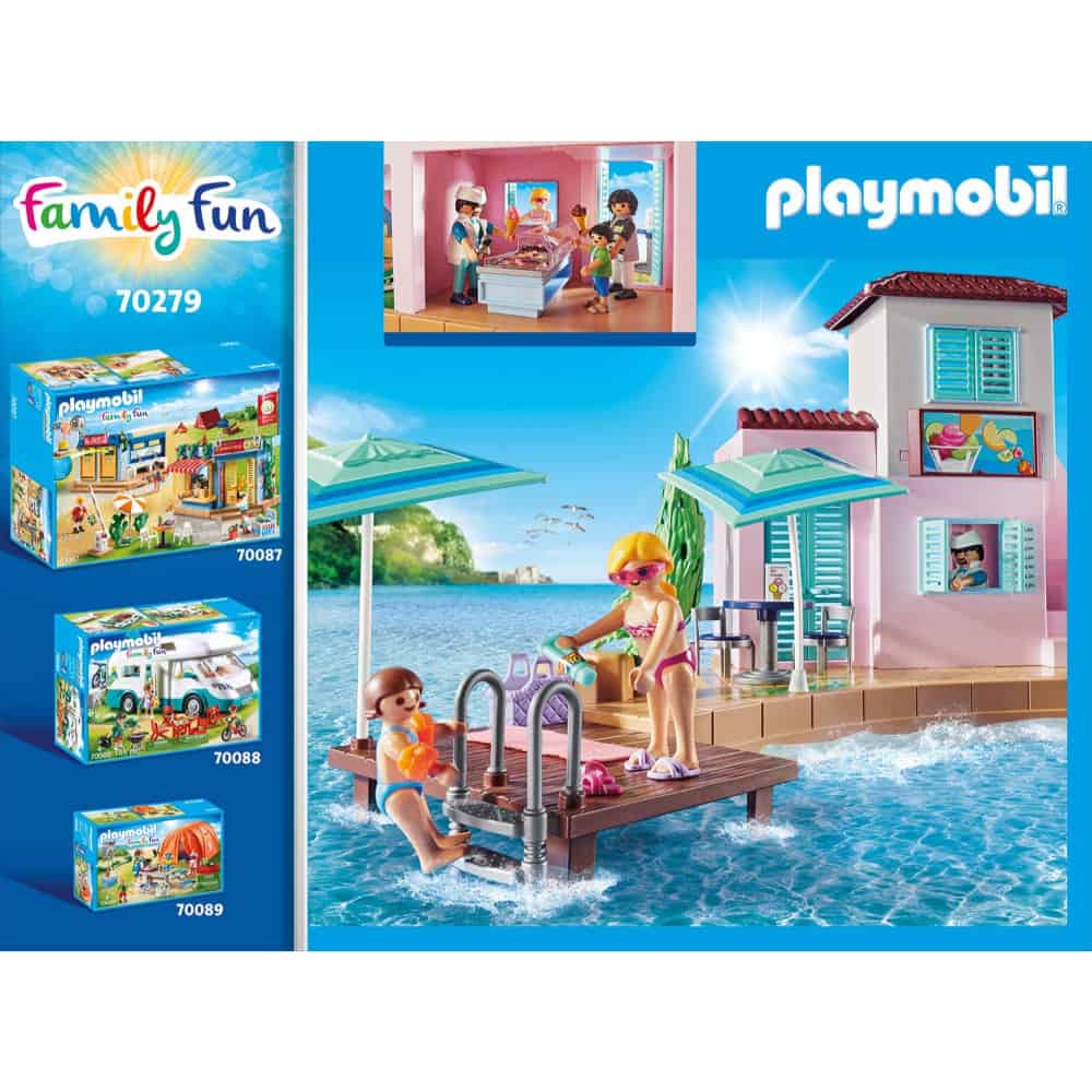 Playmobil 70279 Waterfront Ice Cream Shop - The Model Shop