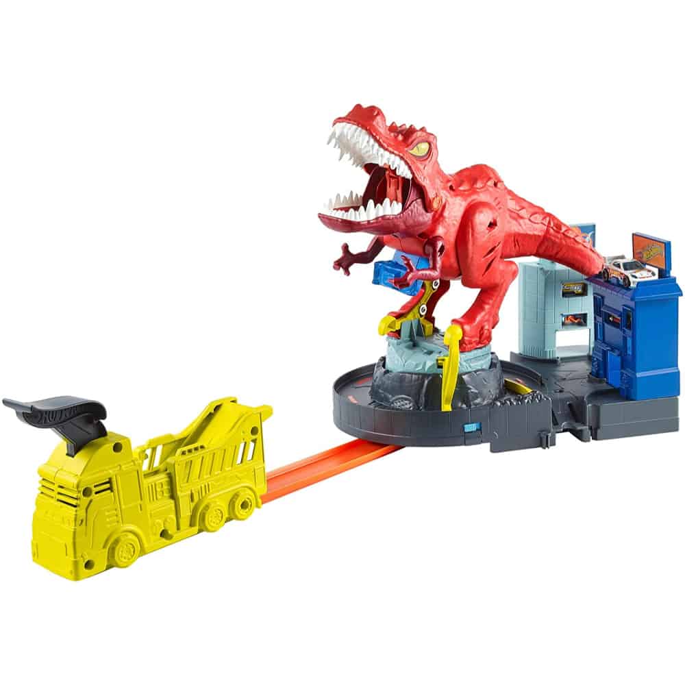 Hot Wheels City Pista T-Rex Devorador Mattel - Detalhes Magazine