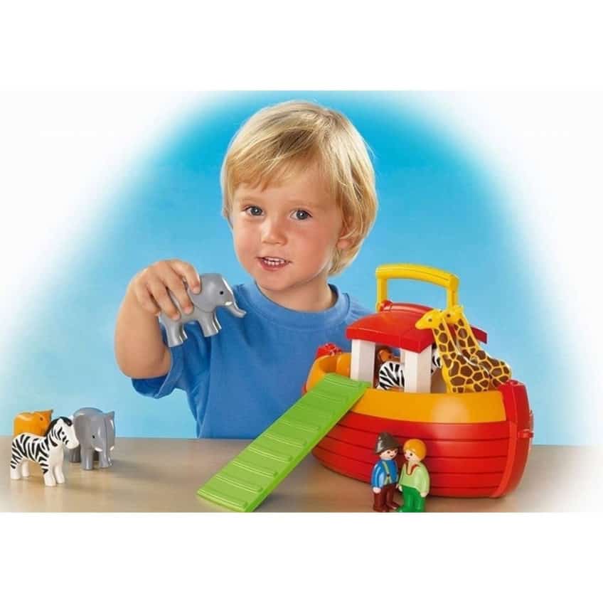 Playmobil 6765 1.2.3 Floating Take Along Noah'S Ark - The Model Shop
