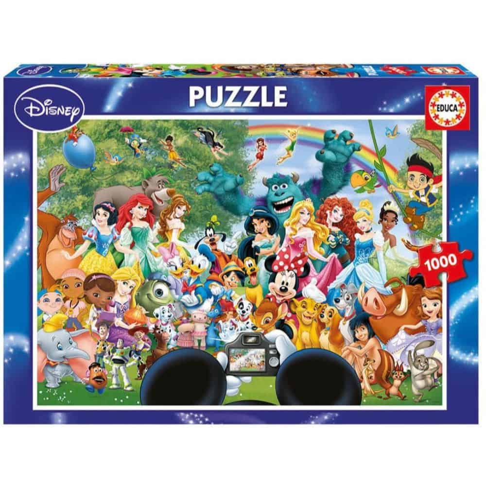 Educa borras 2X48 Mickey Mouse Fun House Wooden Puzzle Golden