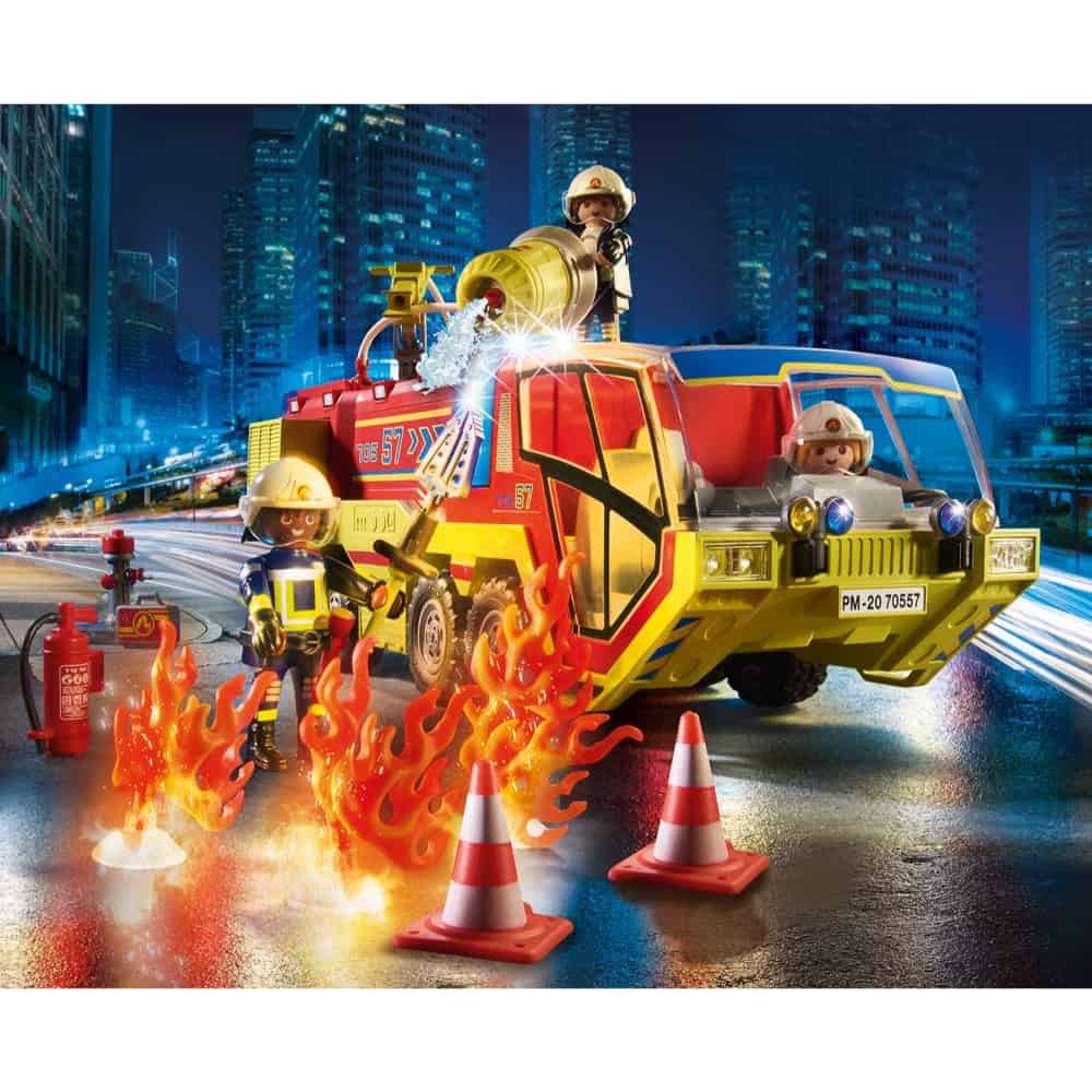 Playmobil 70557 Fire brigade operation with fire truck - Image 2