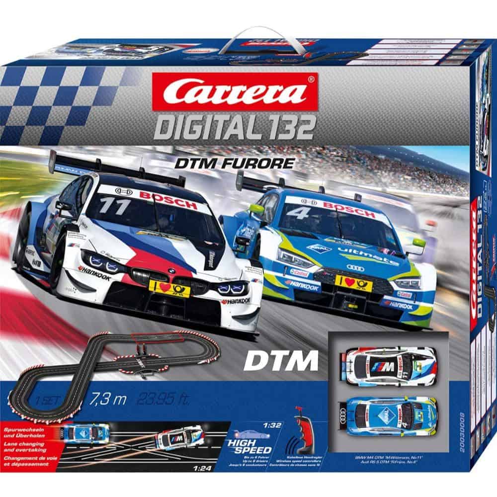 Carrera Digital 132 DTM Furore Slot Car Racing Set Includes 2 Wireless  Controllers 1:32 Scale,Multi - The Model Shop
