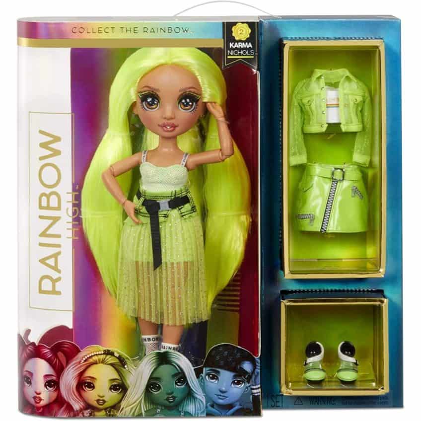Rainbow High - Fashion Doll Karma Nichols – Neon - The Model Shop
