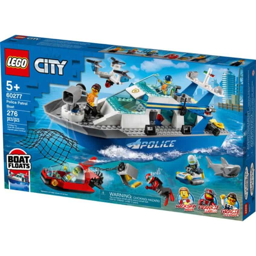 LEGO 60277 CITY Police Patrol Boat - The Model Shop