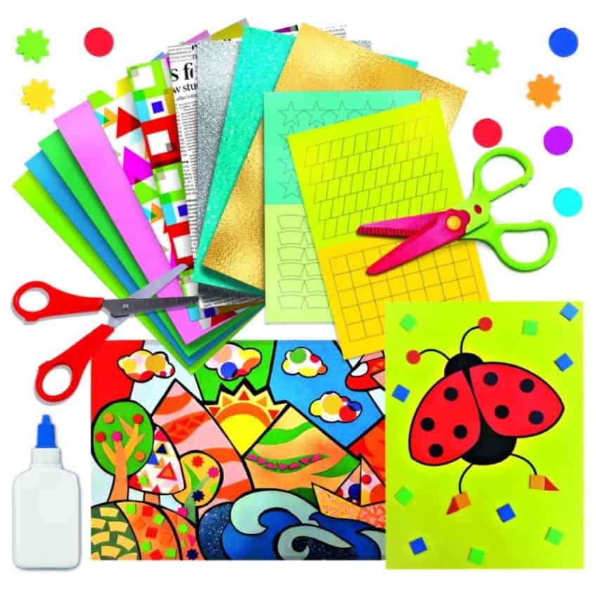 Headu Collage Creation – Kunst- & Bastelset Für Kinder 4-10 Jahre, Made In Italy