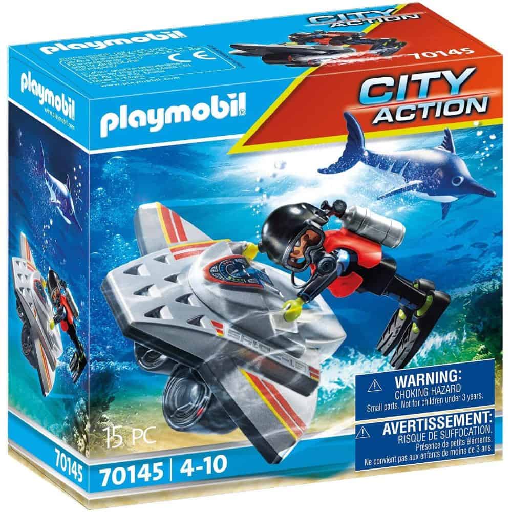 playmobil diving trip