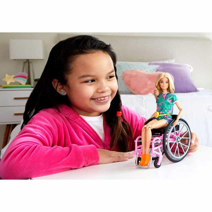 Barbie Fashionistas Doll With Wheelchair And Long Blonde Hair - The ...