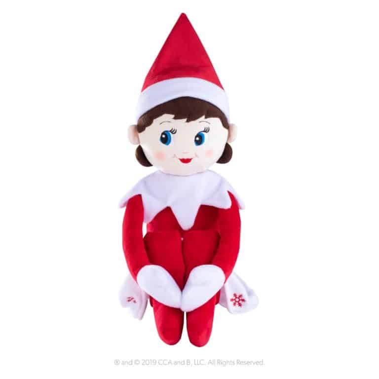 plush girl elf on the shelf