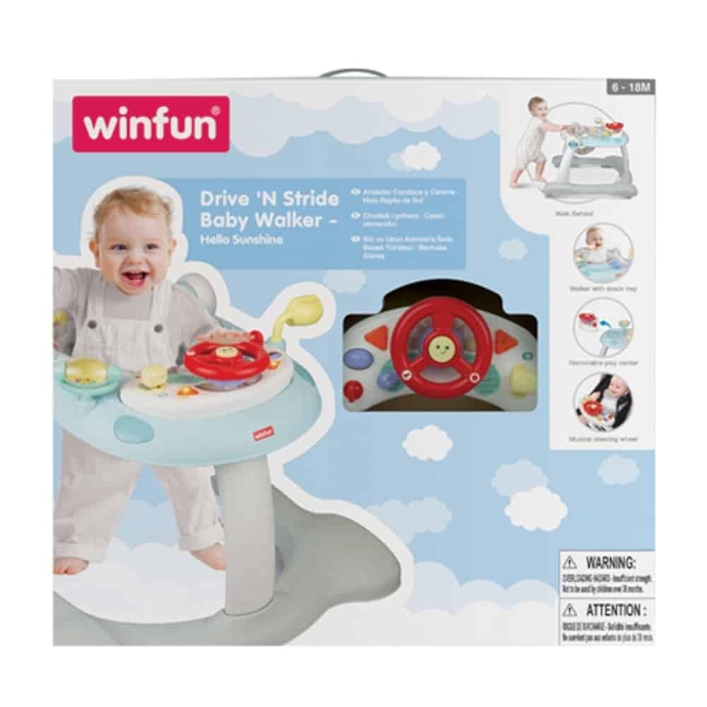 Drive 'N Stride Baby Walker -Hello Sunshine – winfun ® - Image 2