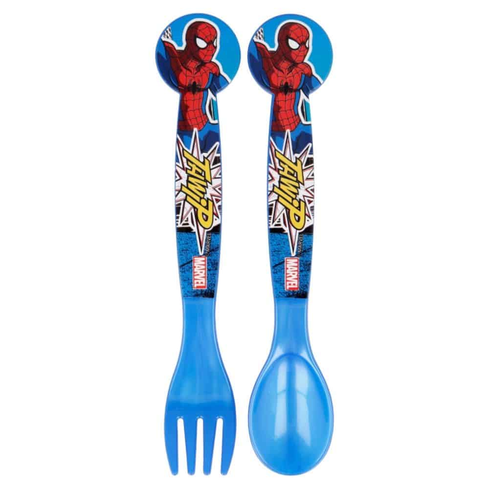 Spiderman 2Pcs Cutlery Set Streets - The Model Shop