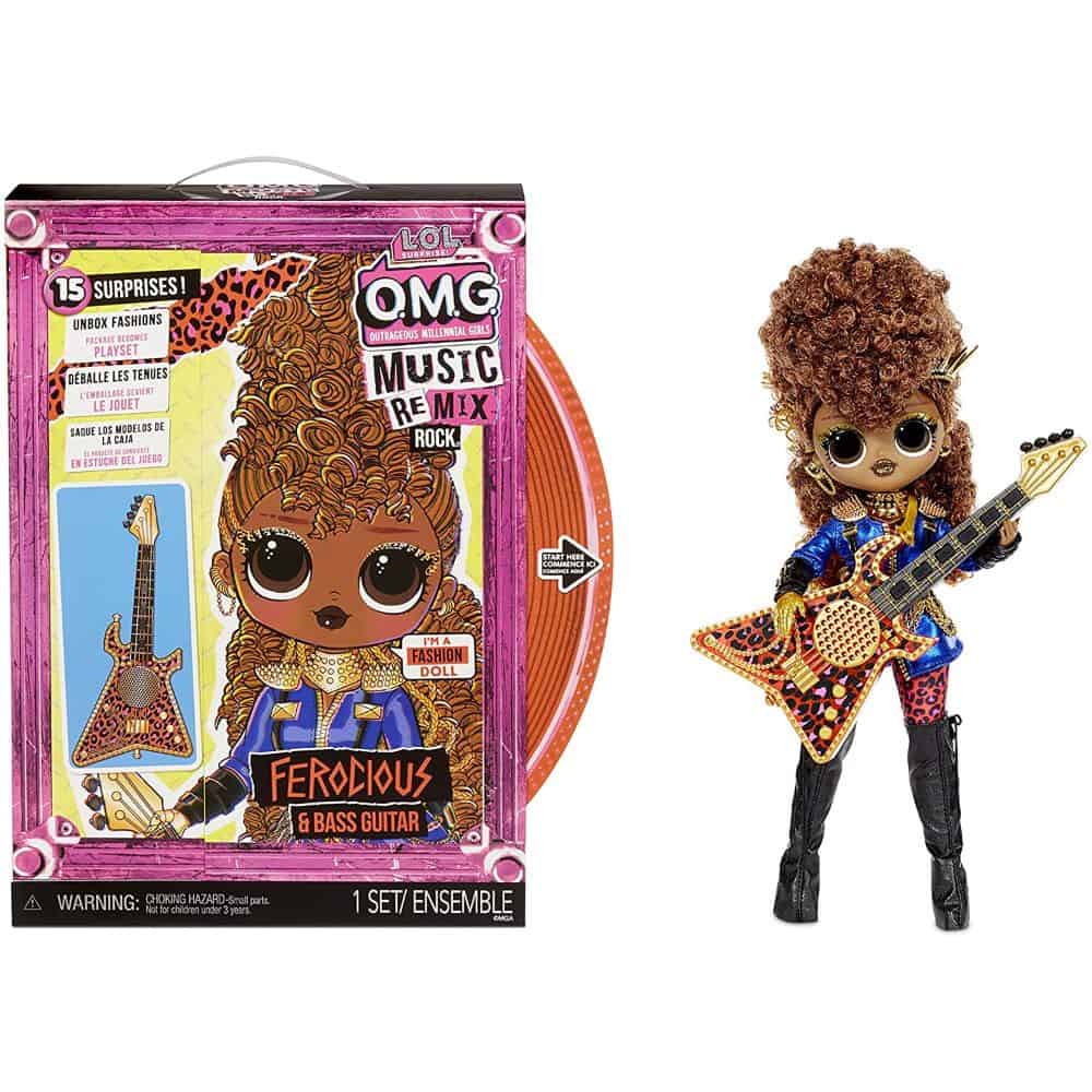 LOL Surprise OMG Remix Rock Fame Queen Fashion Doll With 15 Surprises ...