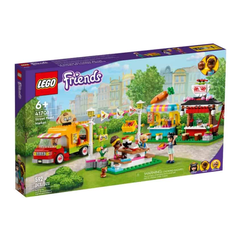 LEGO 41701 Friends Street Food Market Juice Bar & Toy Truck - The Model ...