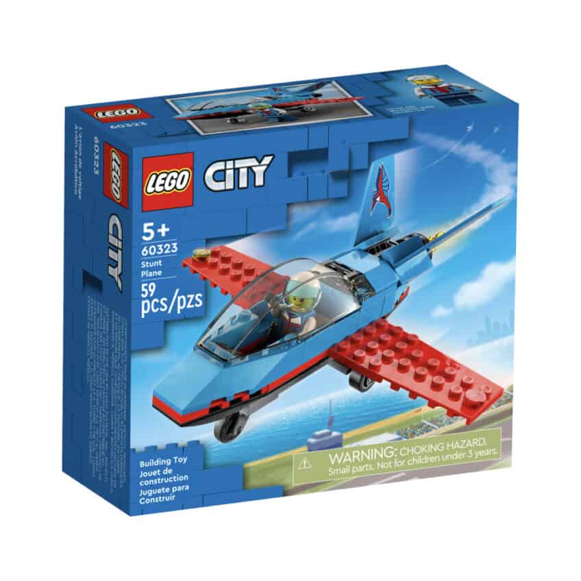 LEGO 60323 CITY Great Vehicles Stunt Plane Toy Building Set - The Model ...