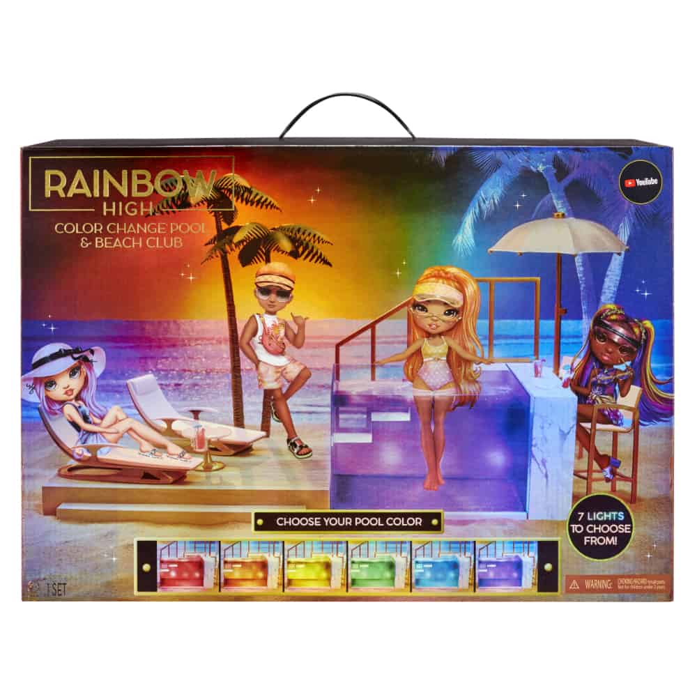 Rainbow High Color Change Pool & Beach Playset - The Model Shop