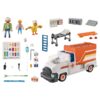 PLAYMOBIL DUCK ON CALL 70913 Ambulance, With Fold-Out Mobile Hospital, Light and Sound Effects, Medical Toy for Children Ages 3 : Playmobil