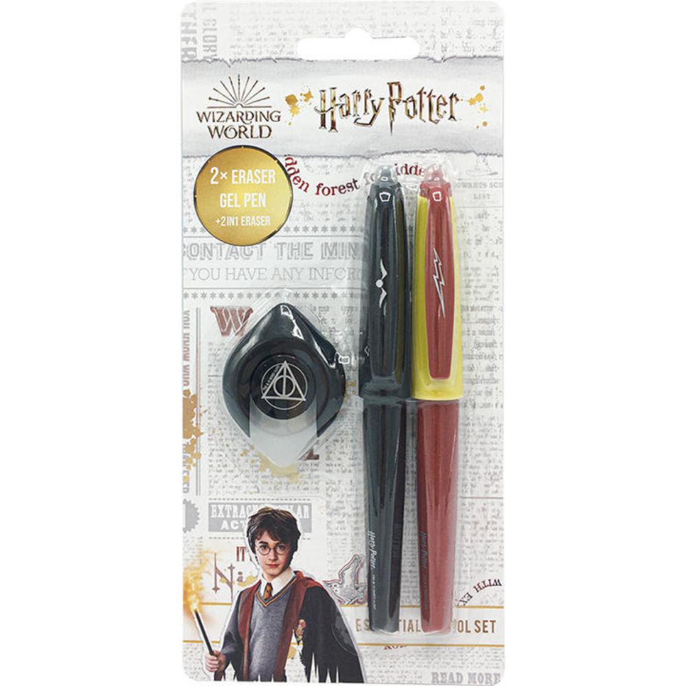 Harry Potter Eraser Gel Pens - The Model Shop