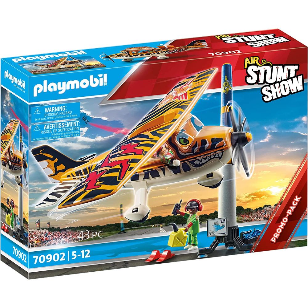 Playmobil 70902 Air Stunt Show Tiger Propeller Plane - Model Shop