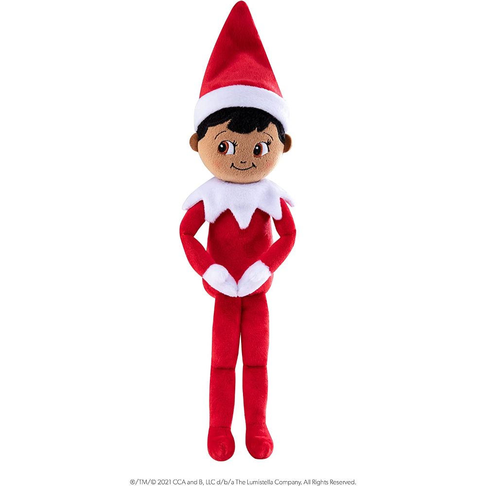 ORIGINAL ELF ON THE SHELF Plushee Pals Snuggler Boy Dark Skin - The ...