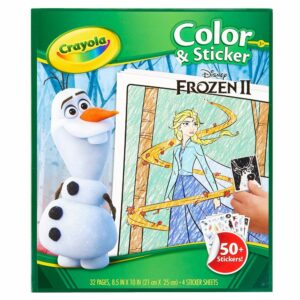 Crayola -  Frozen Color & Sticker Book
