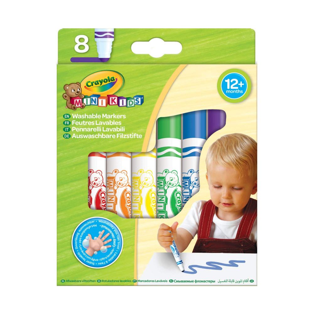Twelve Washable Markers - Mini Kids - Crayola