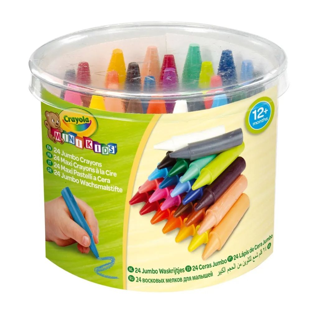 Crayola Colours of The World - Set of 24 Wax Pencils, 24 Felt-Tip Pens, 24 Multicultural Pencils and 1 Album