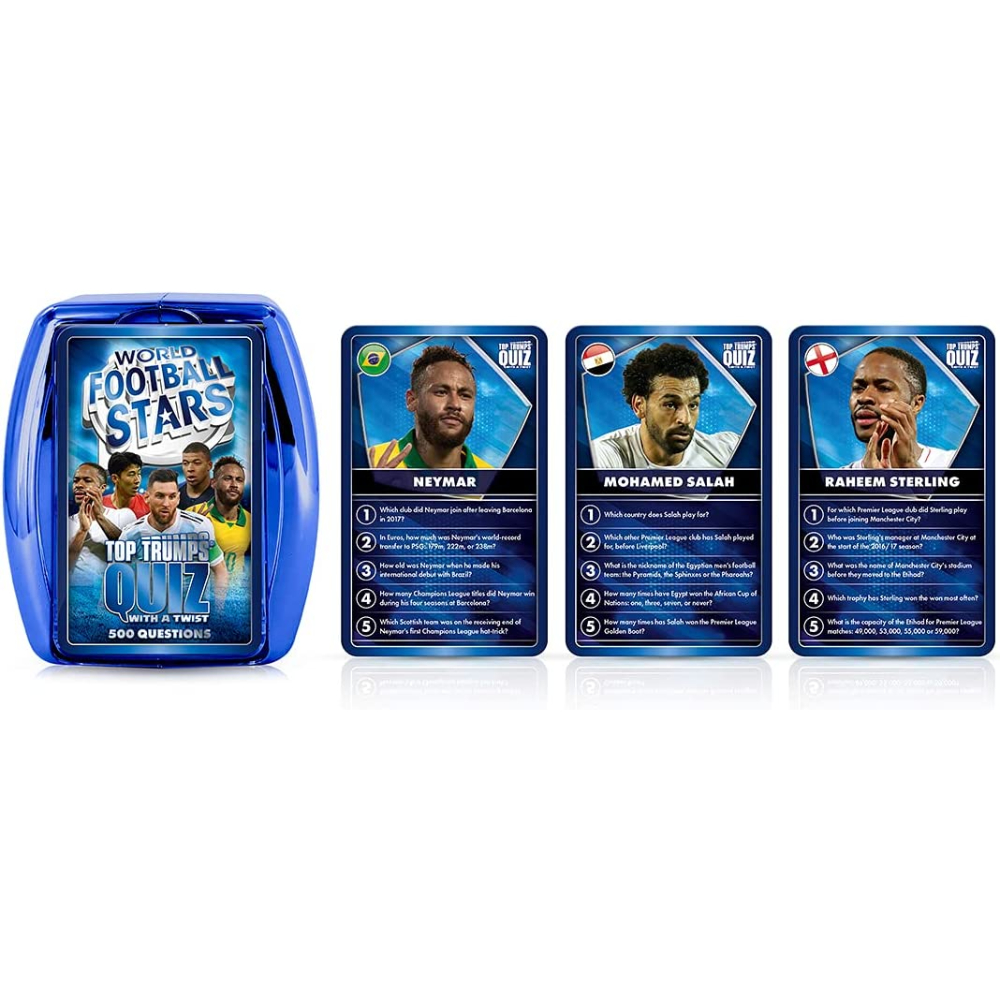 Top Trumps World Football Stars Battle Mat Card Game Ages 6
