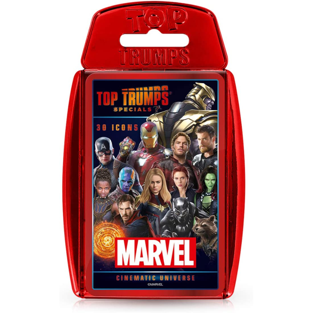 Marvel Cinematic Universe Top Trumps Card Game The Model Shop