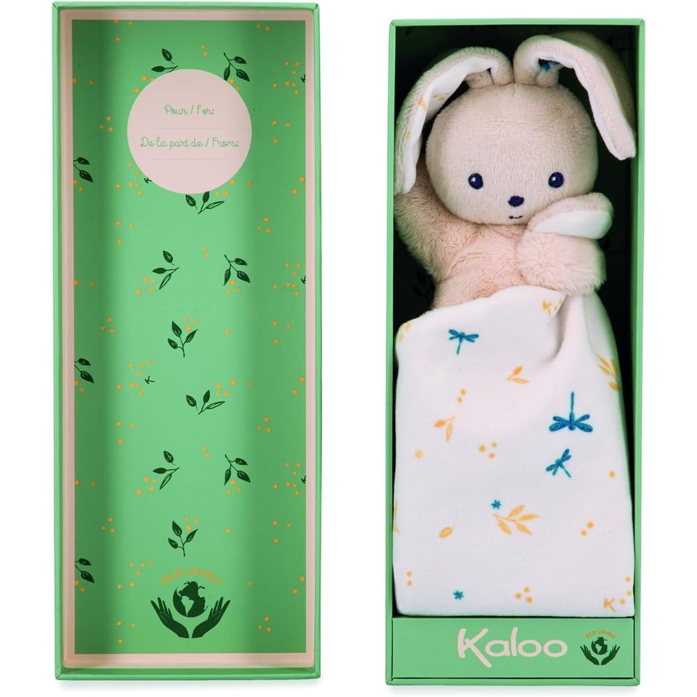 Kaloo - Square Douceur – Soft Toy Rabbit White - The Model Shop