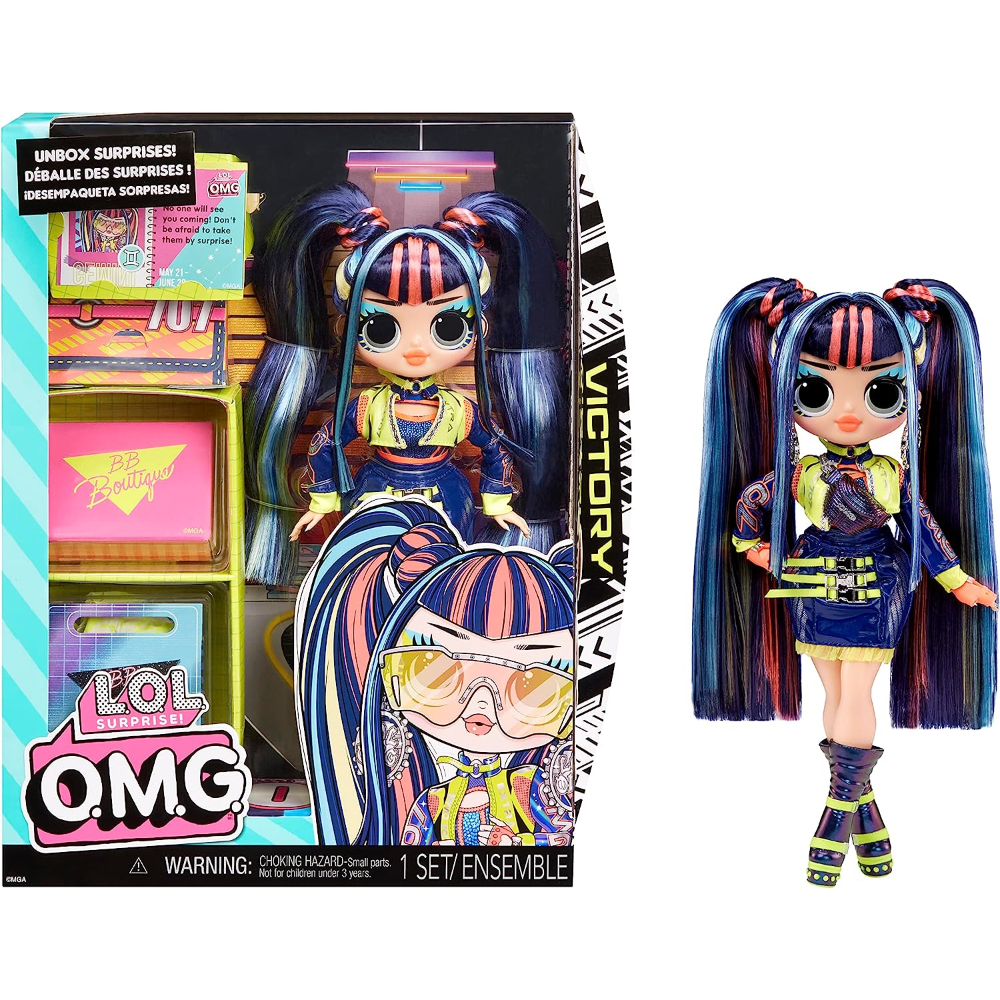 LOL Surprise OMG World Travel™ City Babe Fashion Doll with 15