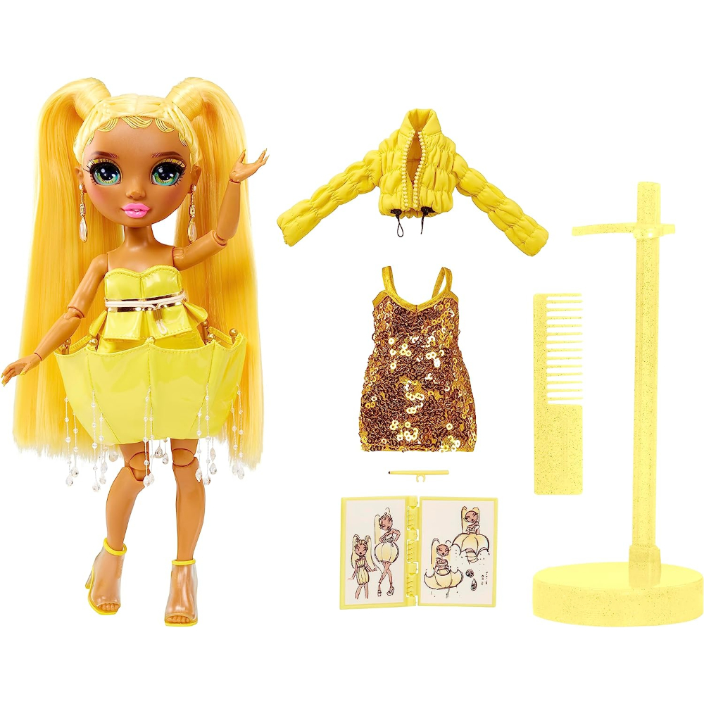 Rainbow High Fantastic Fashion Sunny Madison – Yellow - The Model Shop