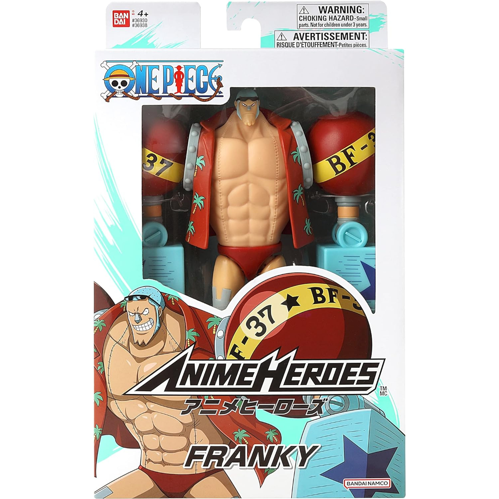 Anime Heroes – One Piece – Franky Action Figure - The Model Shop