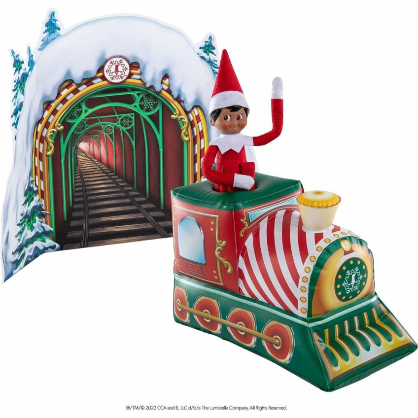 ORIGINAL ELF ON THE SHELF Scout Elves At Play Peppermint Train Ride ...
