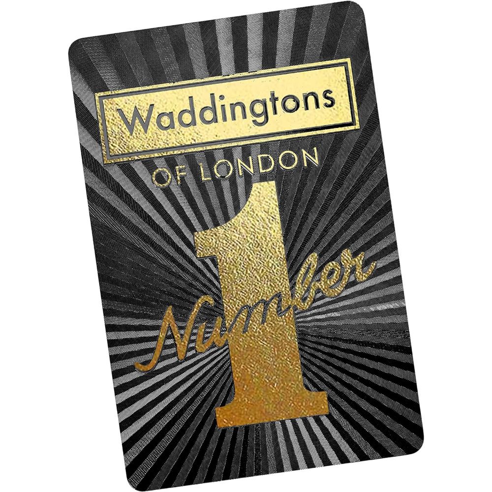 Waddingtons No.1 – Black And Gold Deck Playing Cards - The Model Shop